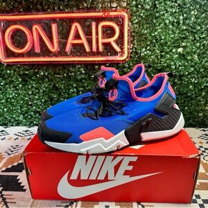 Nike Mens Air Huarache Drift AH7334-403 Blue Running Shoes Sneakers Size 12